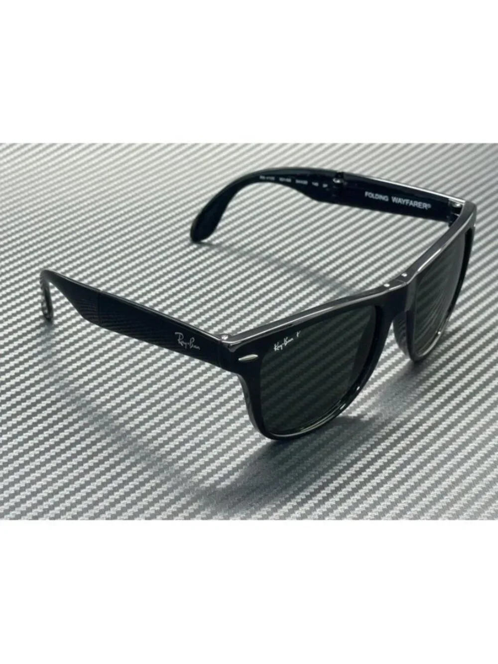 New Ray-Ban Men Black Sunglasses 54-20-140